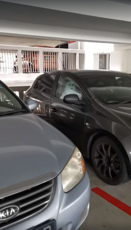 Đi lấy xe trong bãi đỗ, người đàn ông suýt ngất vì thấy “chị Valak” ngồi trong ô tô trước khi phát hiện ra sự thật đằng sau ảnh 1