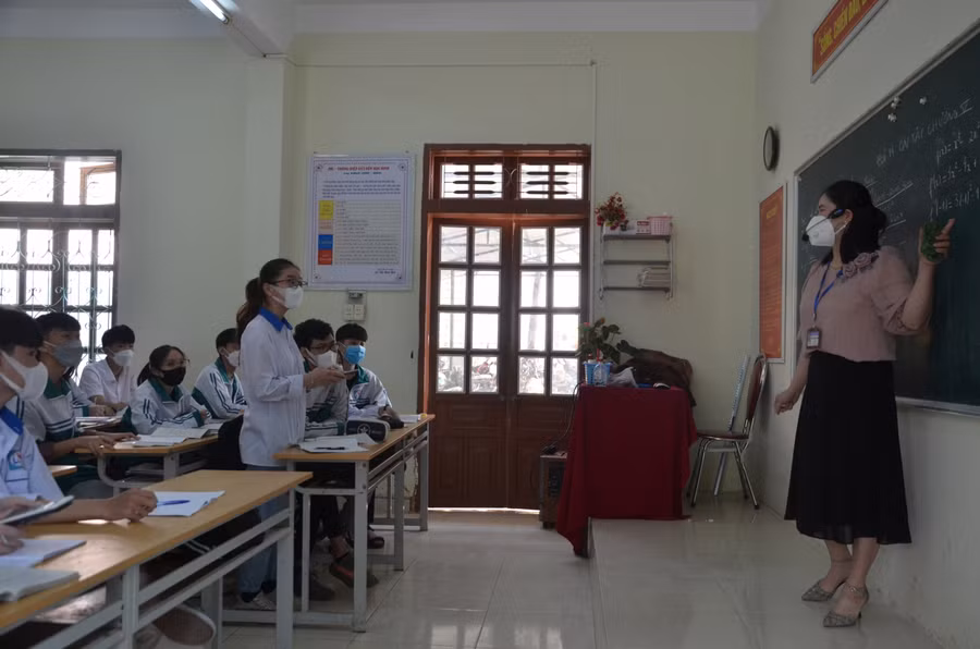 Học sinh trường THPT Mộc Lỵ