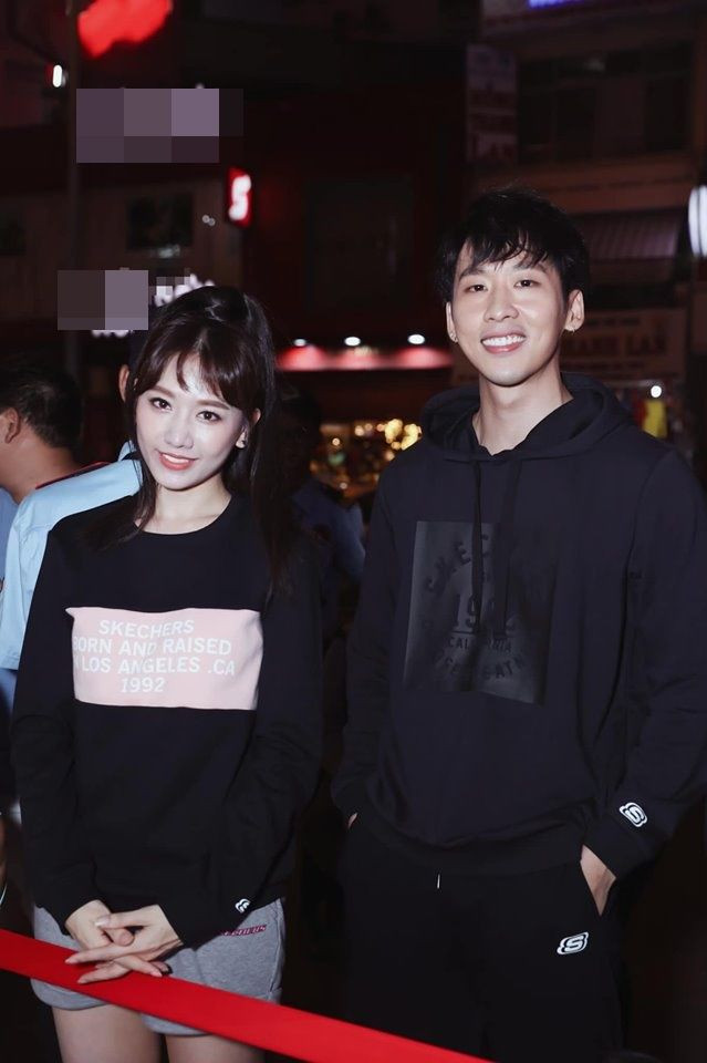 "Bỏ quên ông xã", Hari Won trẻ trung như gái 18 ảnh 1 Hari Won trẻ trung như gái 18, bỏ quên ông xã, sánh bước cùng Tuấn Trần ảnh 0