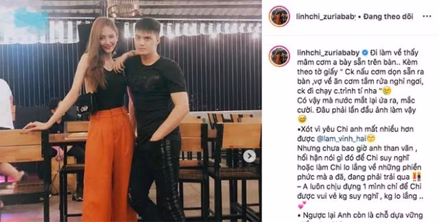 Linh Chi, Lâm Vinh Hải xác định về chung một nhà.