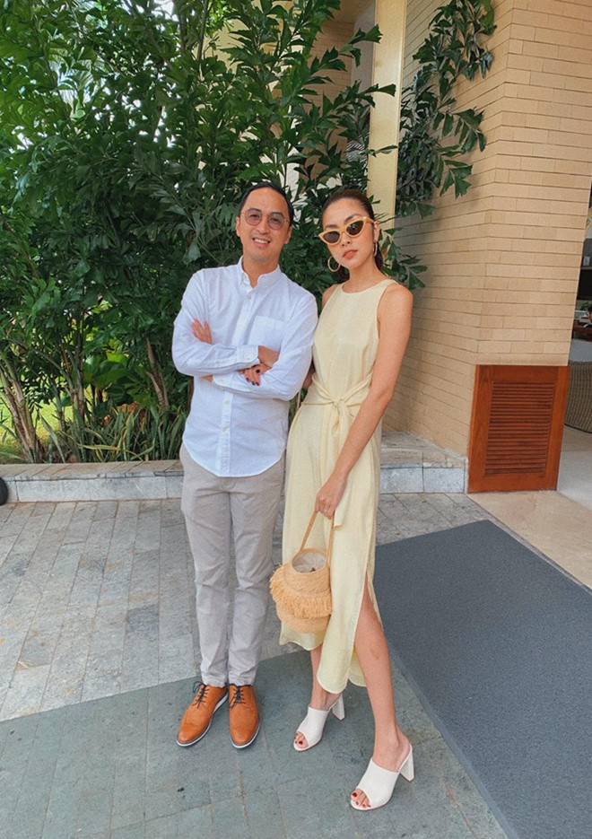 Khoảnh khắc tình cảm của vợ chồng Tăng Thanh Hà giữa tin đồn lục đục hôn nhân ảnh 1 Tăng Thanh Hà tình cảm với ông xã giữa tin đồn lục đục hôn nhân - ảnh 1