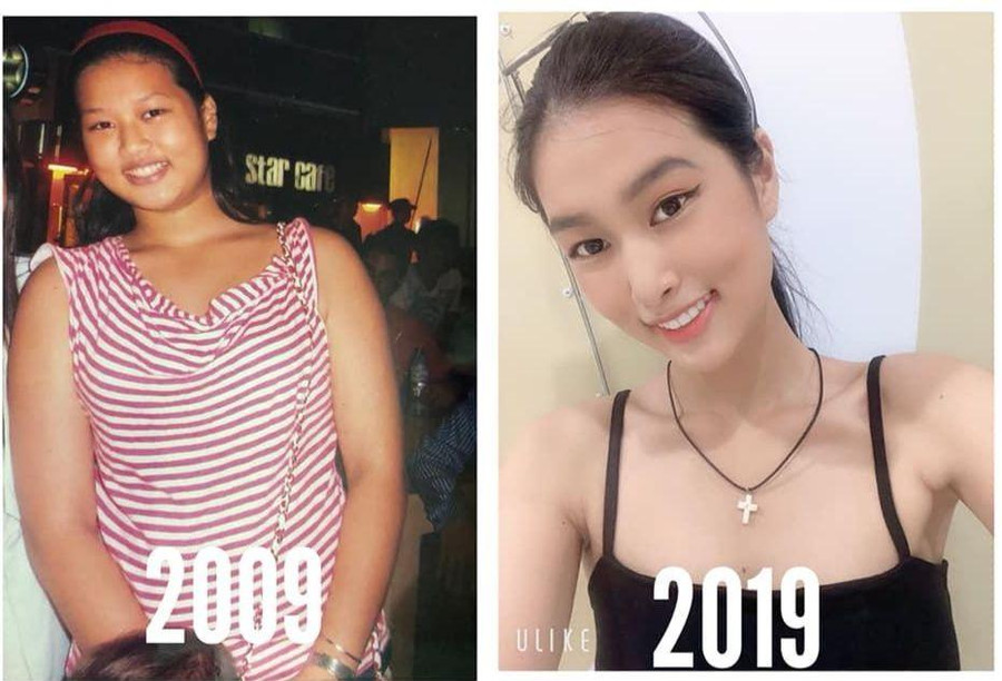 Trong quá khứ, tân hoa hậu là nạn nhân của body shaming vì nặng 75kg. Ảnh: FBNV.