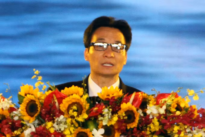 Phó Thủ tướng Chính phủ Vũ Đức Đam phát biểu tại đêm khai mạc