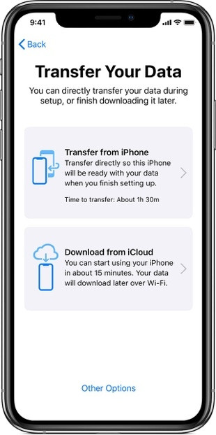 Cách chuyển dữ liệu từ iPhone cũ sang iPhone mới bằng tiện ích trên iOS 12.4 ảnh 2 Cách chuyển dữ liệu từ iPhone cũ sang iPhone mới bằng tiện ích trên iOS 12.4