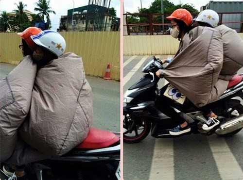 Những kiểu thời trang chống rét cười ra nước mắt