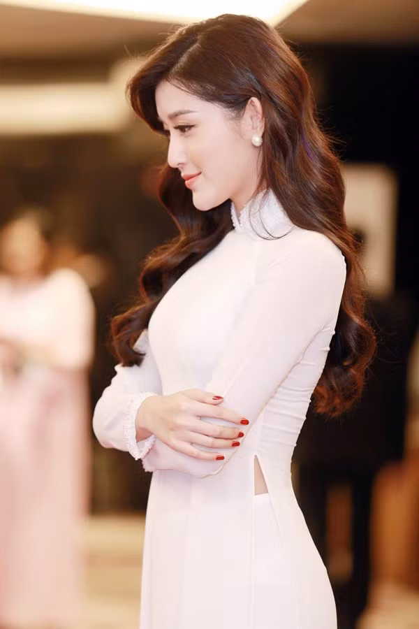 Á hậu Huyền My mặc áo dài trắng duyên dáng đón hoàng tử William ảnh 7