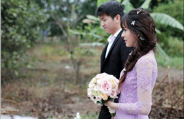 Cô dâu xinh như hoa, vạn chàng mê ở Bình Phước kết hôn khiến nhiều học sinh tiếc nuối ảnh 5 my-ha-kim-cuoi-chong11111