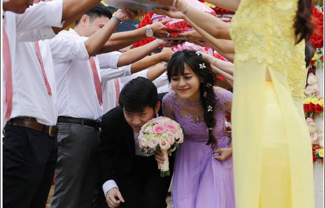 Cô dâu xinh như hoa, vạn chàng mê ở Bình Phước kết hôn khiến nhiều học sinh tiếc nuối ảnh 4 my-ha-kim-cuoi-chong11111