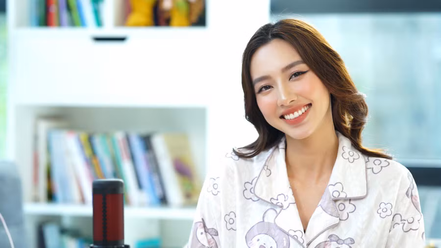 Hoa hậu Thùy Tiên tham gia nhiều dự án sau khi kết thúc nhiệm kỳ Hoa hậu Hòa bình Quốc tế 2021.