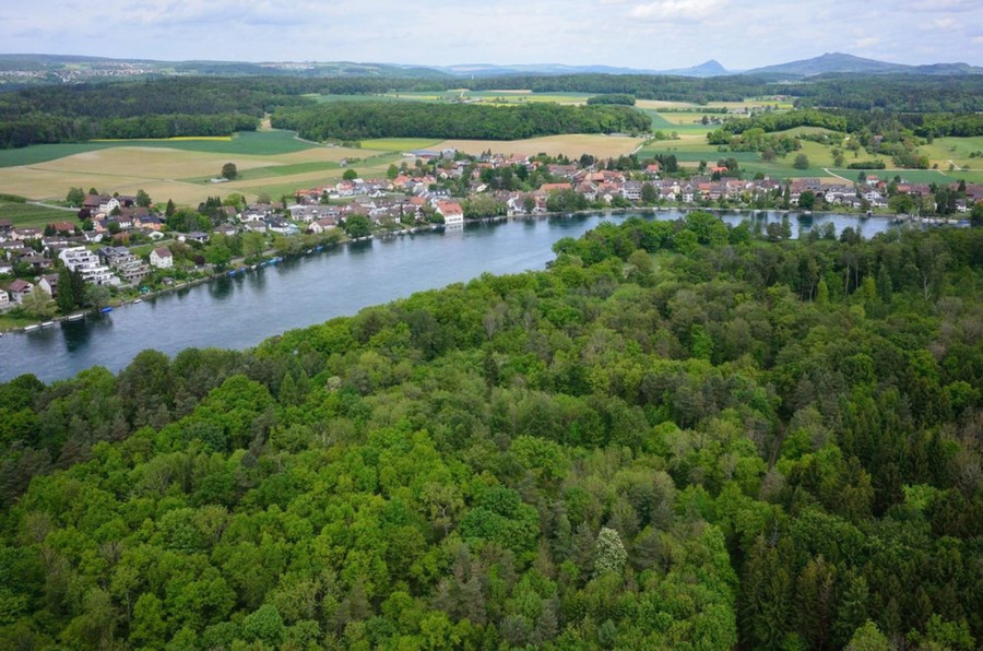 Thị trấn xinh đẹp Büsingen am Hochrhein.