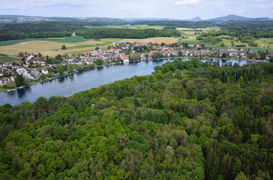 Thị trấn xinh đẹp Büsingen am Hochrhein.