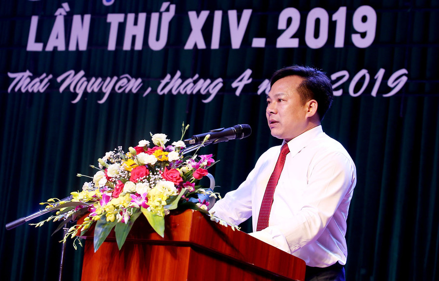 Ông Nguyễn Đức Thịnh – Phó Giám đốc Sở GD&ĐT Thái Nguyên – Phó Ban tổ chức Hội thi phát biểu khai mạc