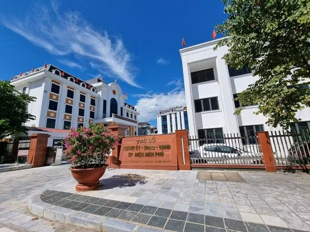 Trụ sở Thành ủy - HĐND-UBND Tp. Điện Biên Phủ.