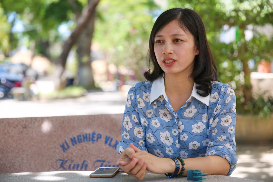 Cô Hồ Thị Hương (GV Tiếng Anh, Trường THCS Quỳnh Thiện, Hoàng Mai, Nghệ An)