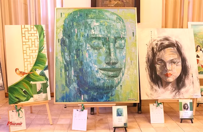 Một số bức tranh được đấu giá tại “Vết sẹo cuộc đời 8”