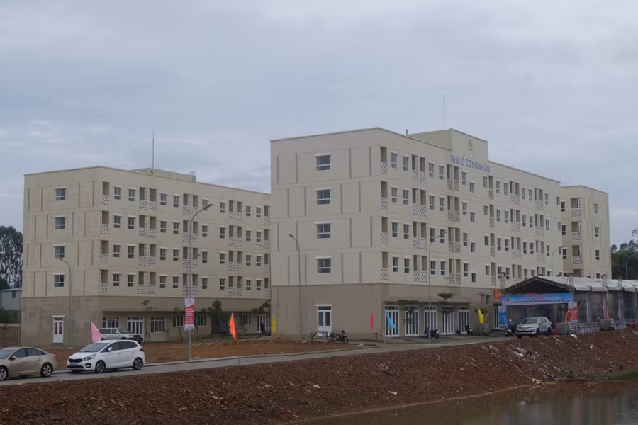 Khu Nhà ở công nhân ở Khu công nghiệp Hòa Cầm (quận Cẩm Lệ, TP Đà Nẵng).