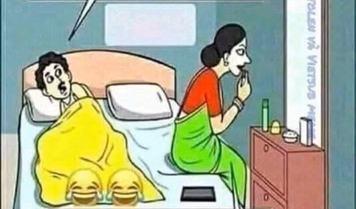 - Sao bà trang điểm lúc nửa đêm vậy? - Tôi đặt mật khẩu điện thoại là Face ID nên nó không nhận ra tôi.