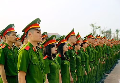 Thời gian đi lính nghĩa vụ của công an giảm còn 2 năm