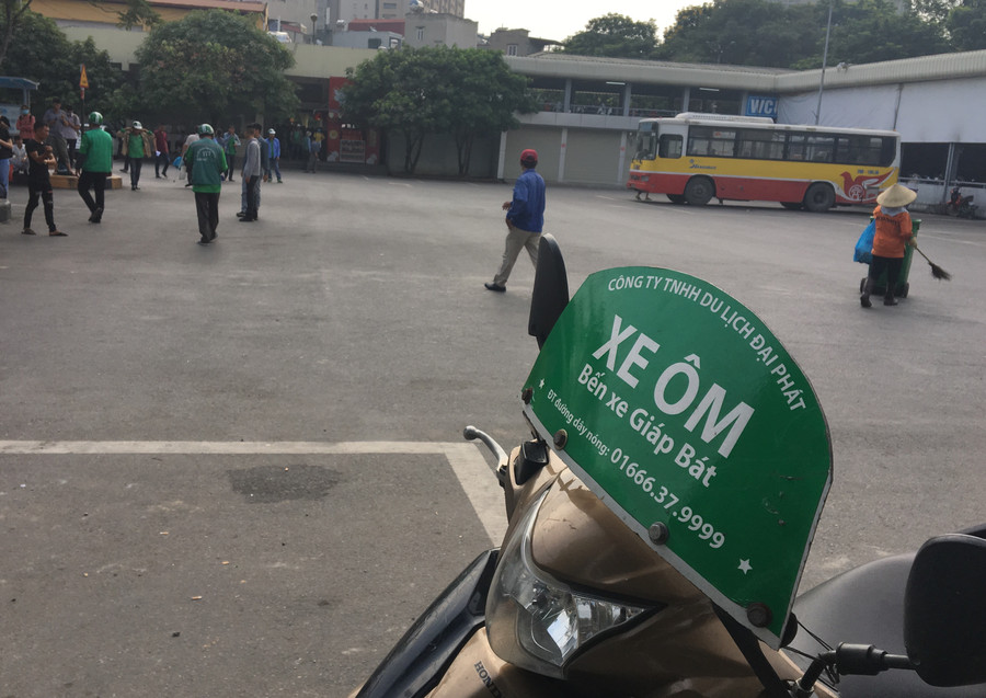 Loại biển xe ôm tại Bến xe Giáp Bát Loại biển xe ôm tại Bến xe Giáp Bát