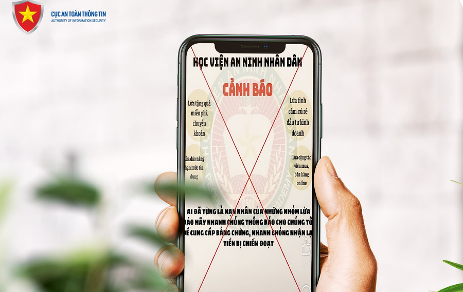 Cảnh báo tình trạng giả mạo Học viện An ninh nhân dân.