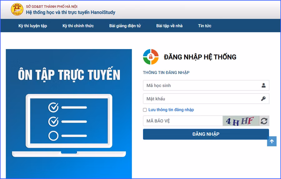 Hệ thống HanoiStudy.