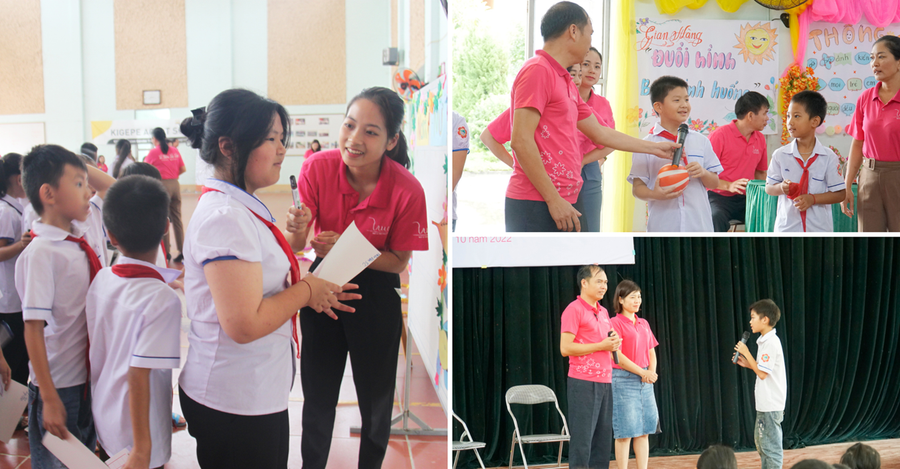 Học sinh được trải nghiệm hoạt động tại ba khu vực “Em biết”, “Em thấy”, “Em hành động”. Học sinh được trải nghiệm hoạt động tại ba khu vực “Em biết”, “Em thấy”, “Em hành động”.