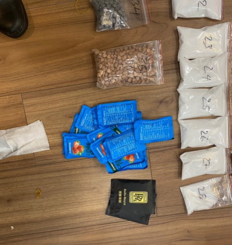 Tang vật Công an TPHCM thu giữ. Tang vật Công an TPHCM thu giữ.