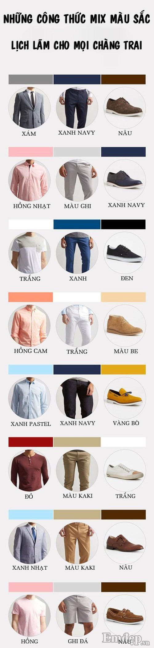 Những công thức phối màu lịch lãm cho mọi chàng trai ảnh 1