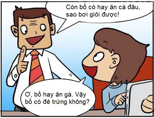 Bố có đẻ trứng không?