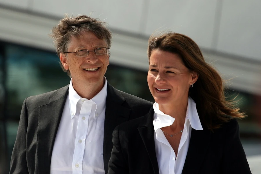 Bill Gates và vợ Melinda