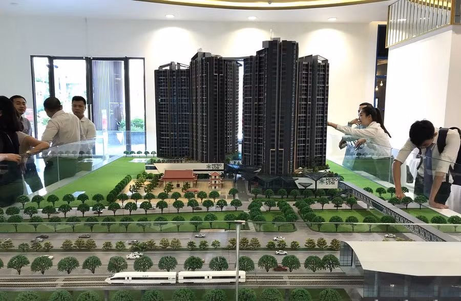 Dự án Metro Star trong một lần giới thiệu với khách hàng.