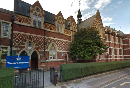 Ngôi trường hoàng gia Thomas"s Battersea. Ảnh: Standard. Ngôi trường hoàng gia Thomass Battersea. Ảnh:Standard