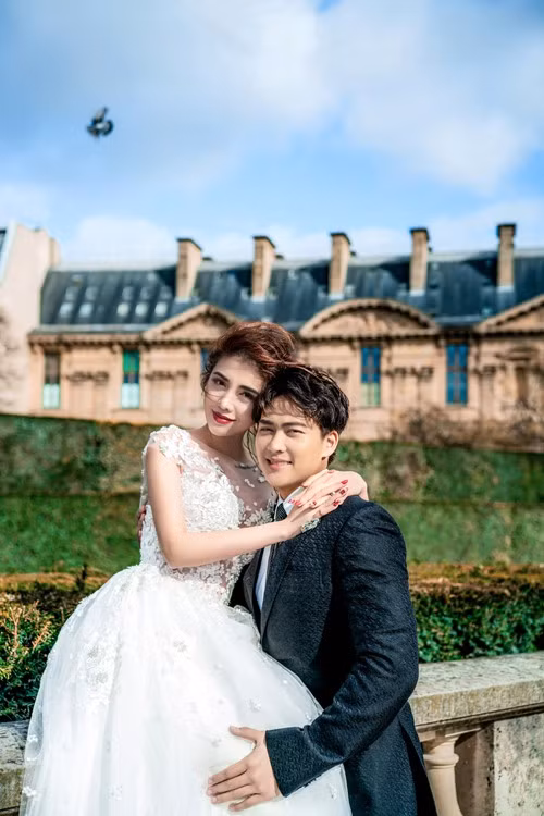 Rich kid Giang Lê tung bộ ảnh cưới xuất sắc tại Paris, chú rể hóa ra cũng là hot boy nổi tiếng ảnh 7