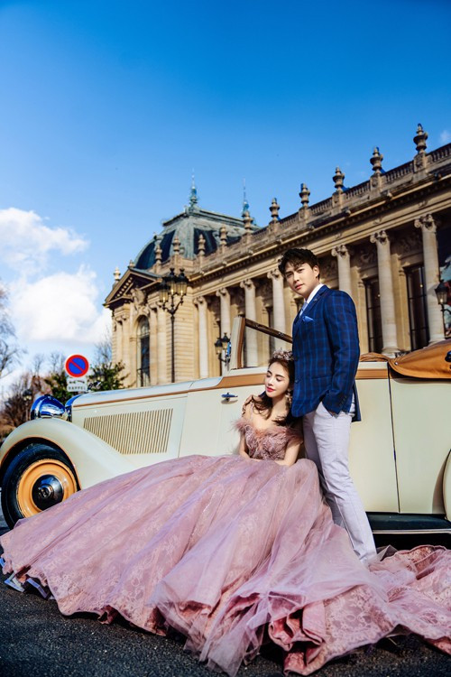 Rich kid Giang Lê tung bộ ảnh cưới xuất sắc tại Paris, chú rể hóa ra cũng là hot boy nổi tiếng ảnh 4 Rich kid Giang Lê tung bộ ảnh cưới xuất sắc tại Paris, chú rể hóa ra cũng là hot boy nổi tiếng ảnh 4