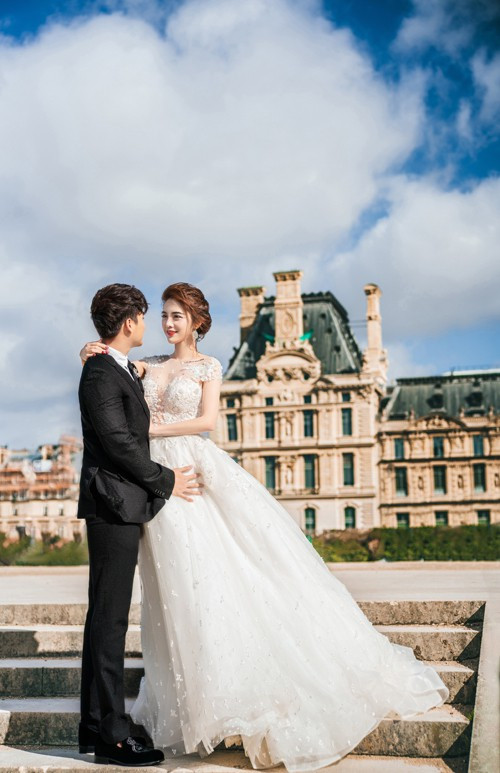 Rich kid Giang Lê tung bộ ảnh cưới xuất sắc tại Paris, chú rể hóa ra cũng là hot boy nổi tiếng ảnh 5 Rich kid Giang Lê tung bộ ảnh cưới xuất sắc tại Paris, chú rể hóa ra cũng là hot boy nổi tiếng ảnh 5