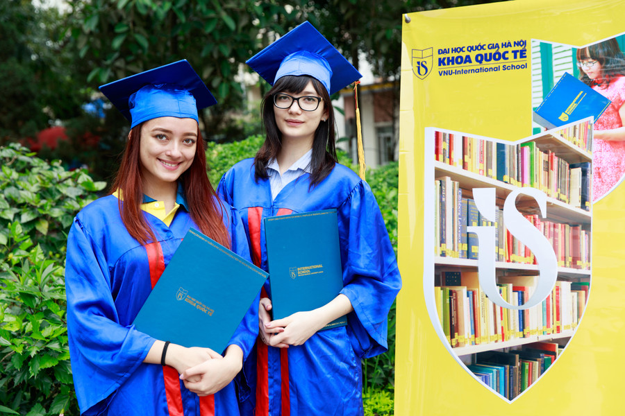 Sinh viên nước ngoài học tại ĐHQG Hà Nội. Ảnh:?Hữu Cường