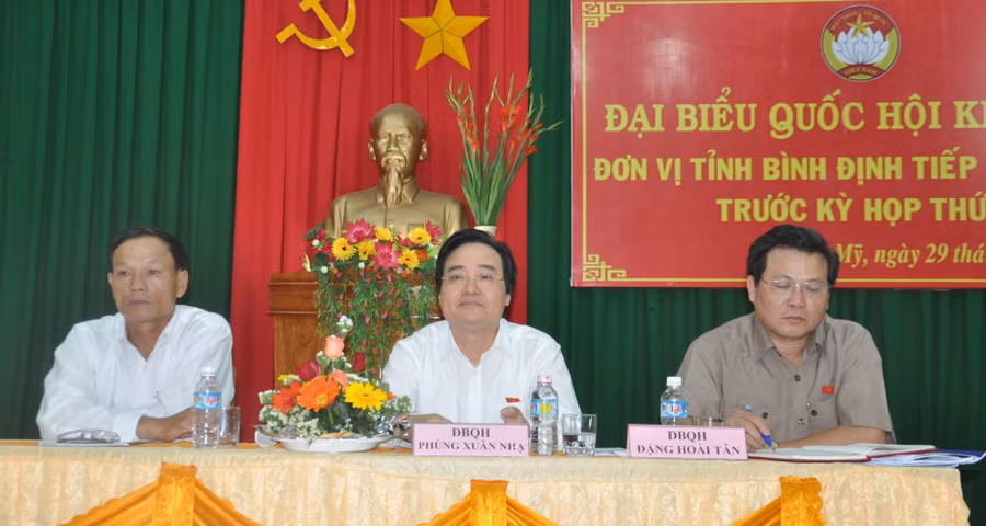 Hội nghị tiếp xúc cử tri huyện Phù Mỹ.