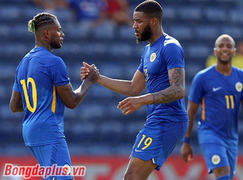 Các cầu thủ Curacao như những vận động viên điền kinh ở các nội dung cự ly ngắn. Các cầu thủ Curacao như những vận động viên điền kinh ở các nội dung cự ly ngắn.