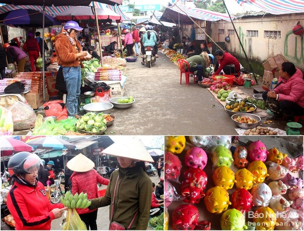 Cận cảnh chợ Tết ở làng quê Việt: Bình dị nhưng đầy không khí Tết can canh cho tet o lang que viet dam bac nhung day khong khi tet