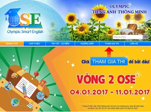 Khởi động vòng 2 cuộc thi Olympic tiếng Anh thông minh dành cho học sinh phổ thông