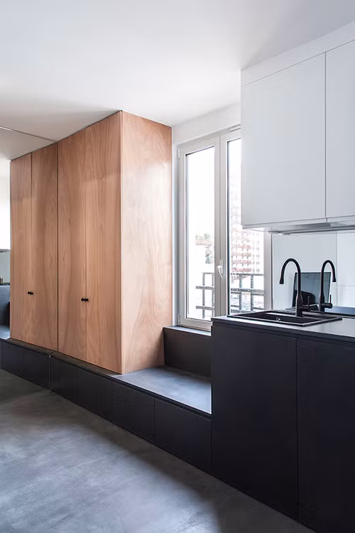 Căn hộ 28 m2 có đủ mọi không gian tiện ích