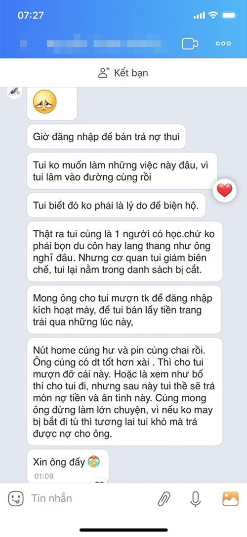 Tên trộm lấy lý do lâm vào đường cùng.