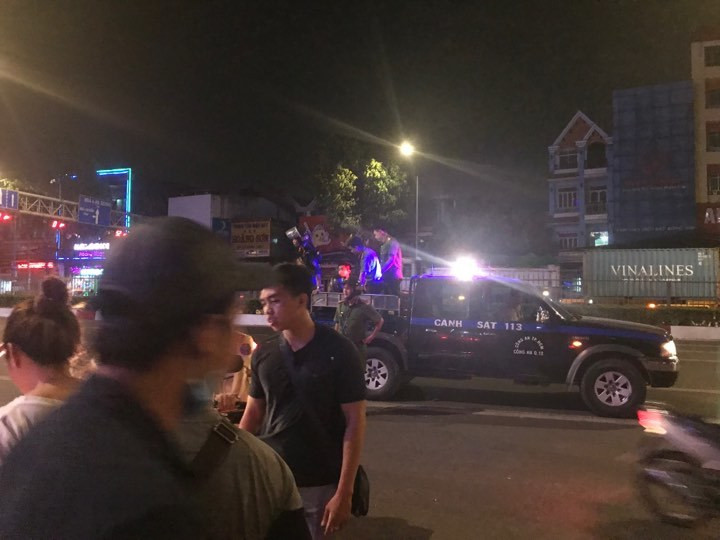 Cảnh sát tạm giữ dàn xe biển số Cảnh sát tạm giữ dàn xe biển số