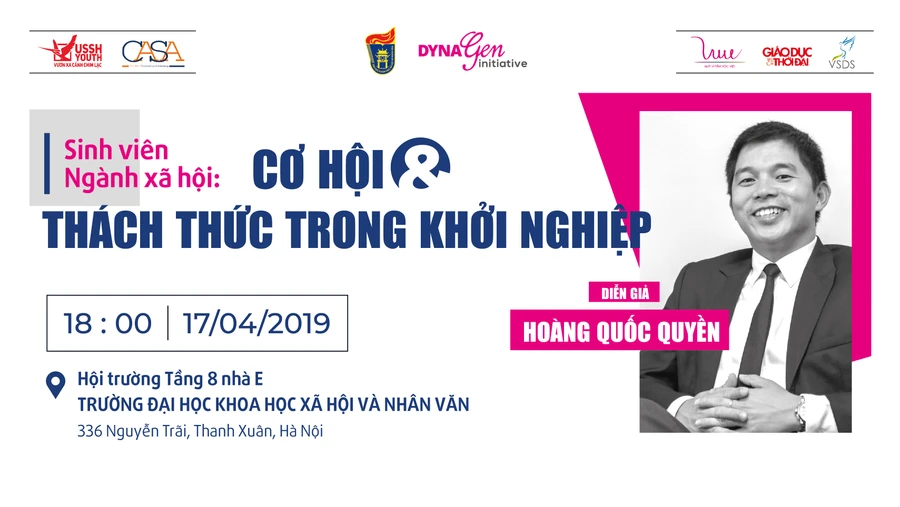 Talkshow: “Sinh viên ngành xã hội: Cơ hội và thách thức trong khởi nghiệp”