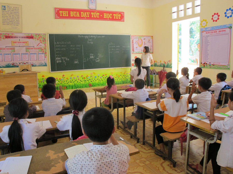 Giáo viên cần được tập huấn thường xuyên về kiểm tra đánh giá theo hướng phát triển năng lực người học. Ảnh: Thanh Long