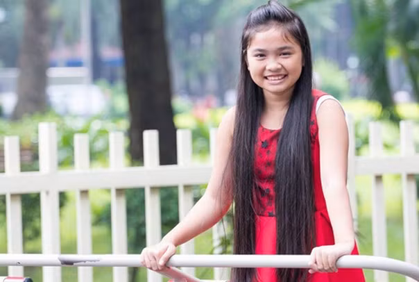 Đáng yêu cô bé nhà nông quán quân The Voice Kids Thiện Nhân 