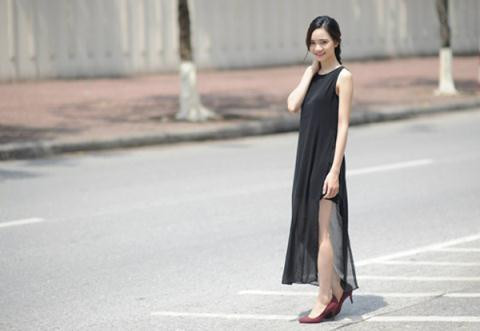Phá cách mix áo dài cách tân với baggy, culottes
