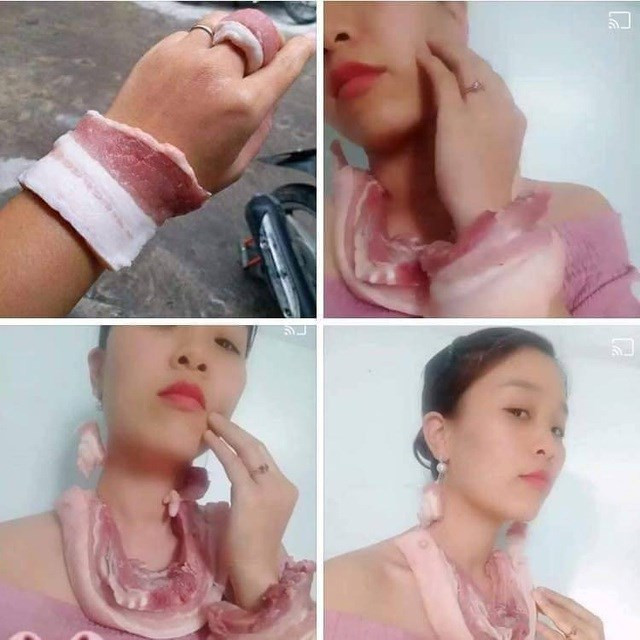Giá trị của miếng thịt lợn thời tăng giá còn được dân mạng ví von như những món trang sức có giá trị. Giá trị của miếng thịt lợn thời tăng giá còn được dân mạng ví von như những món trang sức có giá trị.