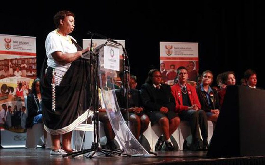 Bộ trưởng Angie Motshekga công bố kết quả thi NSC năm 2018, diễn ra tối 3/1