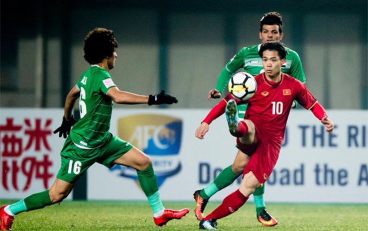 Trong trận tứ kết U23 châu Á cách nay 1 năm, Công Phượng là cầu thủ đầu tiên ghi bàn vào lưới U23 Iraq ở phút 12 hiệp 1. Sau đó, U23 Việt Nam loại Iraq ở loạt sút 11 m, giành vé vào bán kết. Trong trận tứ kết U23 châu Á cách nay 1 năm, Công Phượng là cầu thủ đầu tiên ghi bàn vào lưới U23 Iraq ở phút 12 hiệp 1. Sau đó, U23 Việt Nam loại Iraq ở loạt sút 11 m, giành vé vào bán kết.